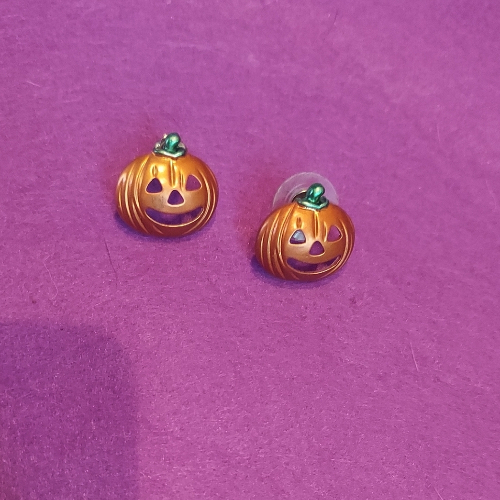 Pumpkin Halloween Earrings